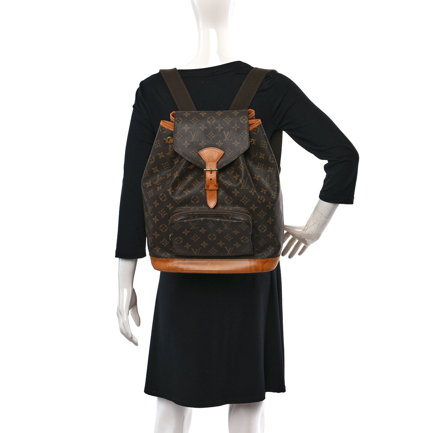 Louis Vuitton Monogram Montsouris GM Backpack 2 of 16