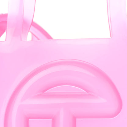 Telfar x MELISSA Jelly Small Shopping Bag Clear Pink 7 of 9