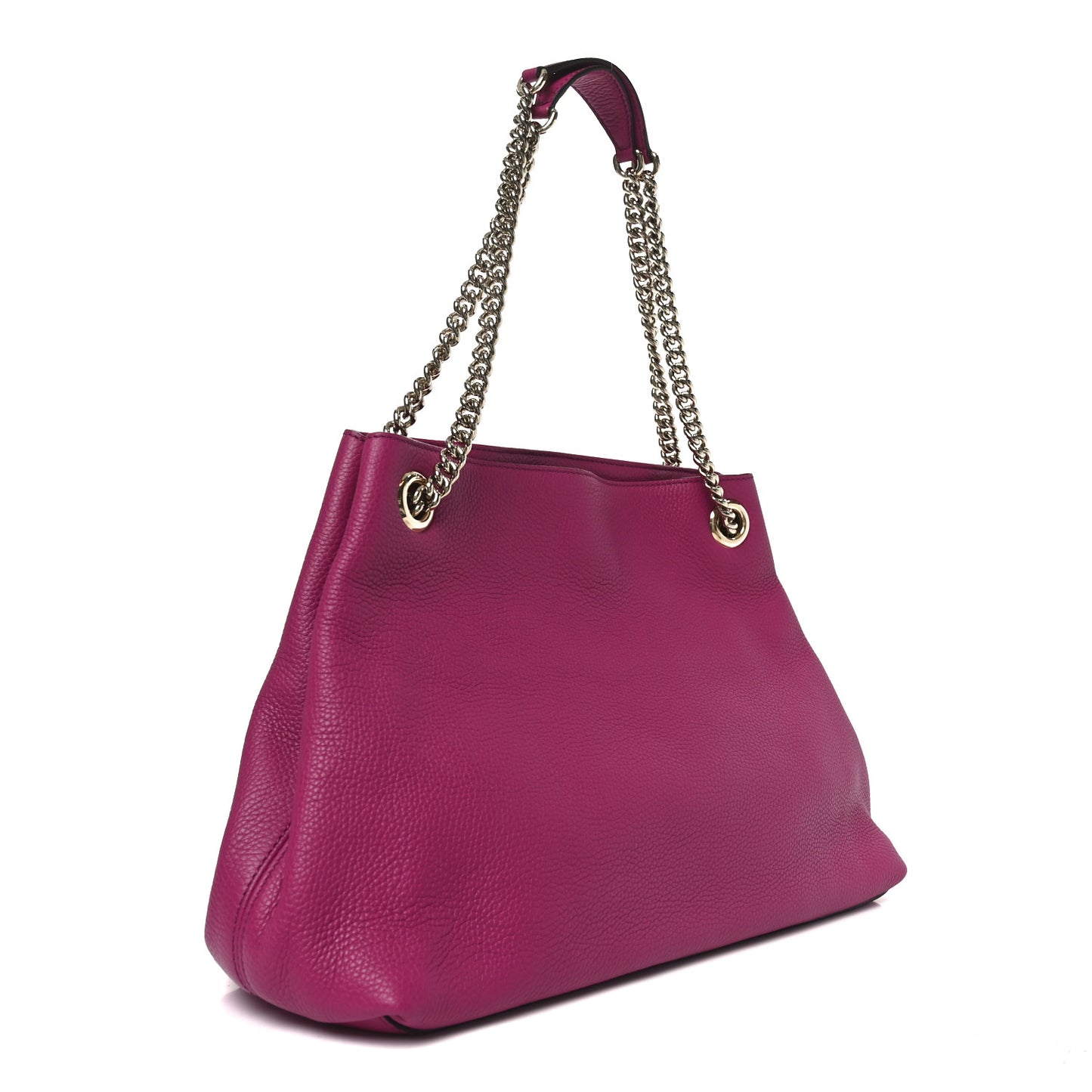 Cellarius Calfskin Medium Soho Chain Shoulder Bag Bright Bouganville