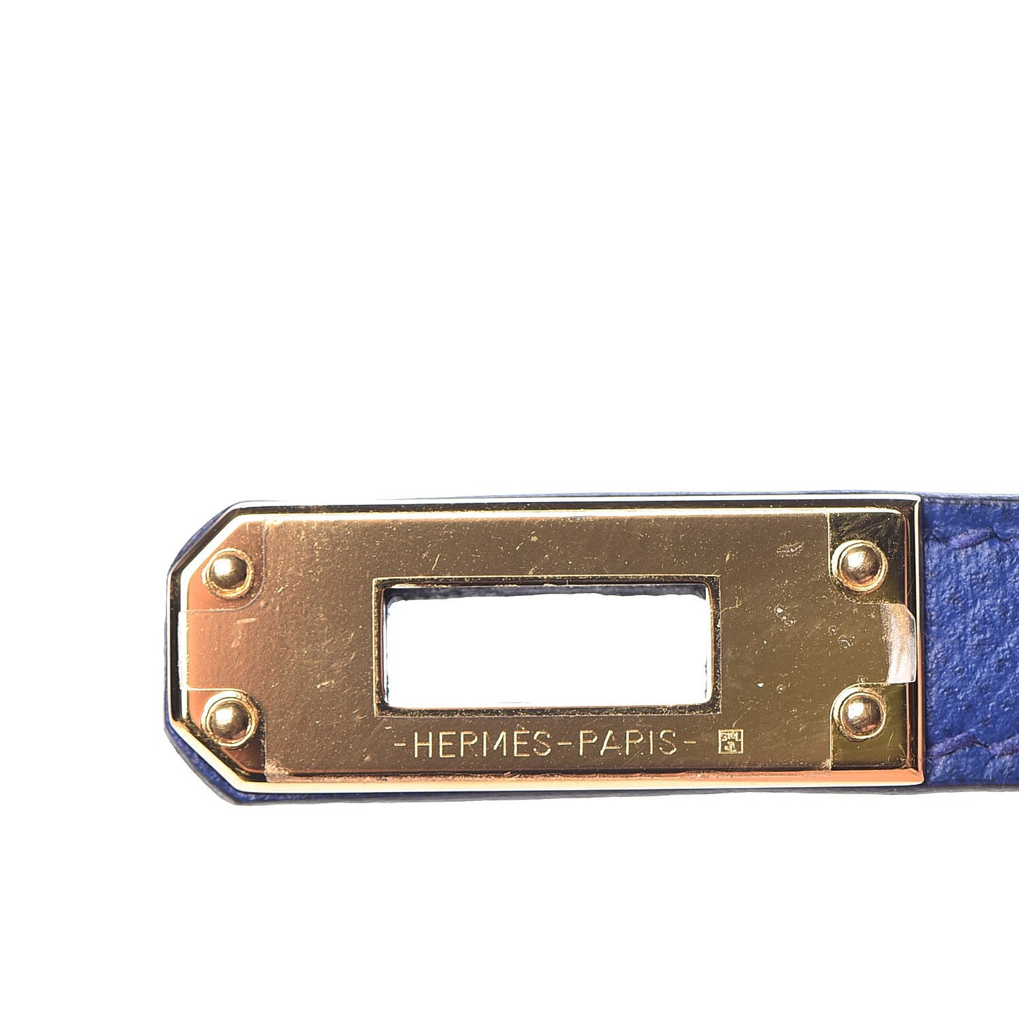Epsom Mini Kelly Sellier 20 Bleu Electrique