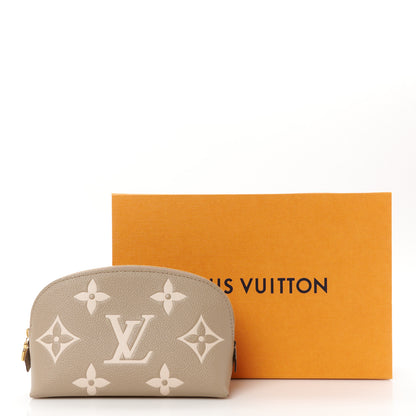 Louis Vuitton Empreinte Monogram Giant Cosmetic Pouch PM Tourterelle Crème 8 of 8
