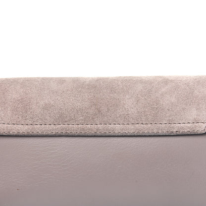 Chloe Suede Calfskin Mini Faye Shoulder Bag Motty Grey 14 of 18
