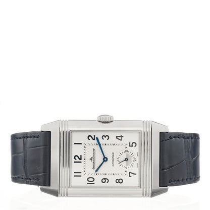 Jaeger-LeCoultre Stainless Steel Alligator 28.3mm Reverso Duoface Automatic Watch Q38384AB 3 of 6
