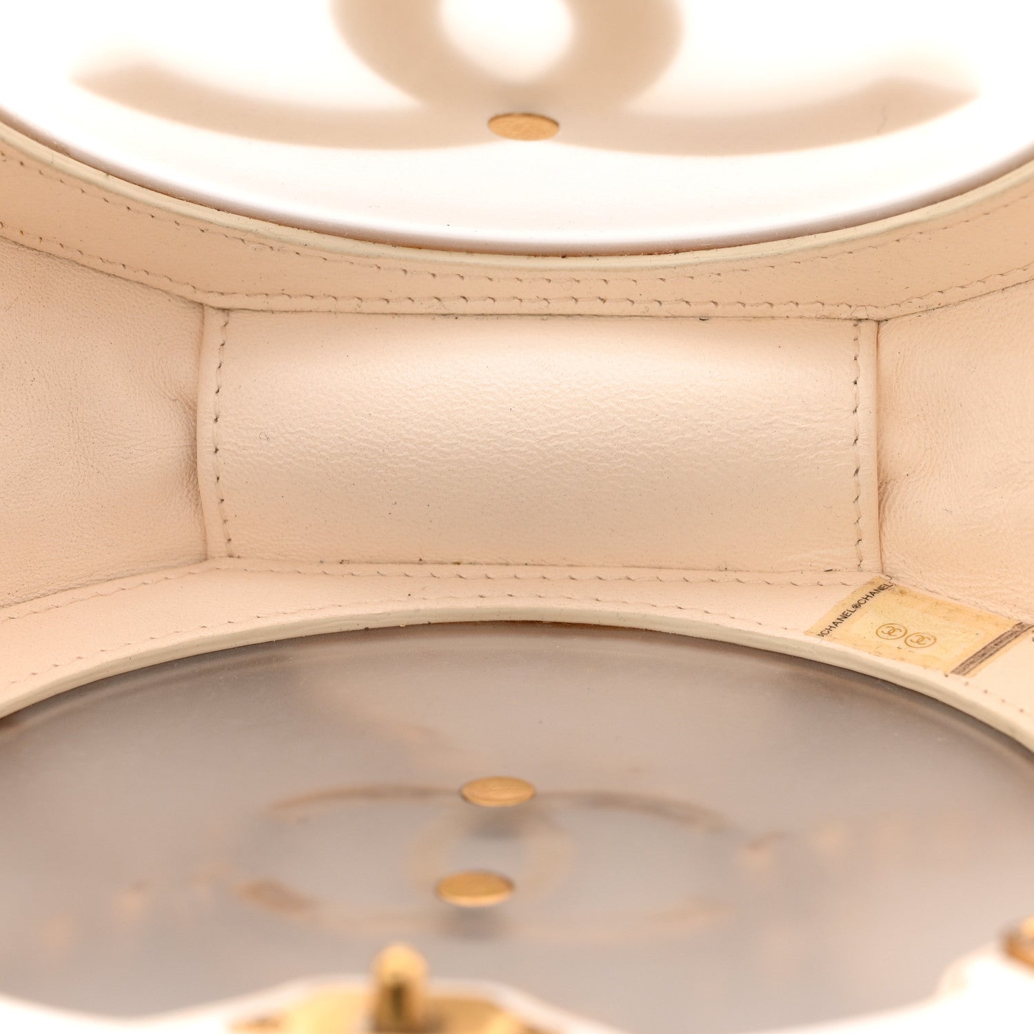 Chanel Resin Crystal Rescue Wheel Minaudière White 5 of 11