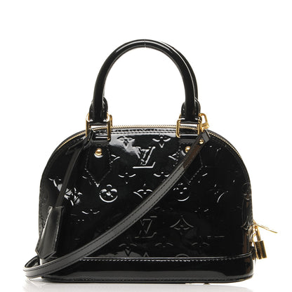 Louis Vuitton Vernis Alma BB Noir Magnetique 1 of 6