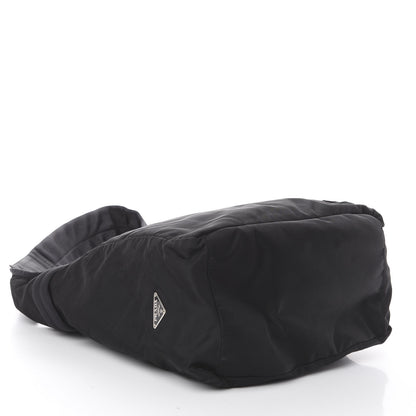 Prada Nylon Flat Messenger Bag Black 3 of 8