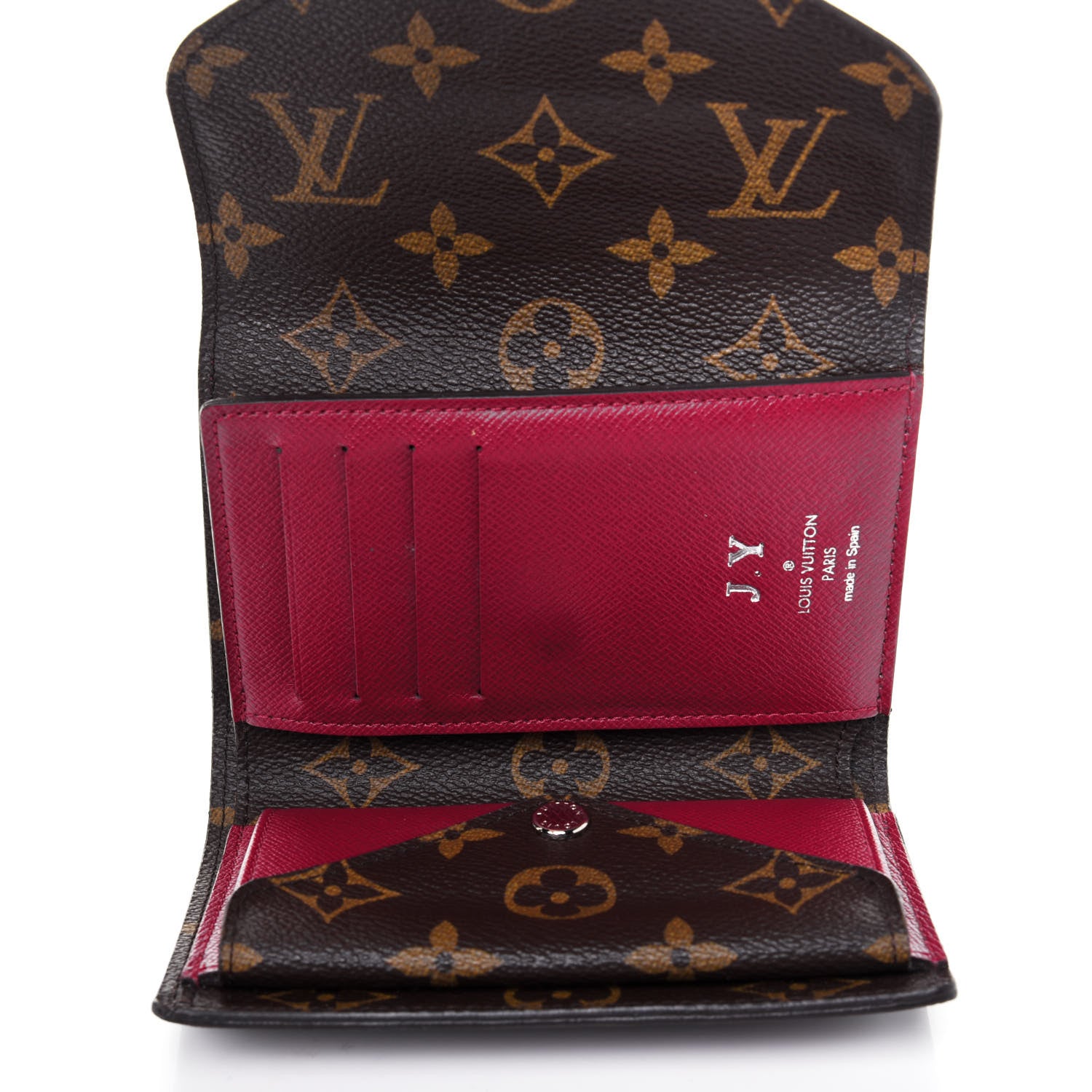 Louis Vuitton Epi Monogram Marie-Lou Compact Wallet Fuchsia 5 of 14