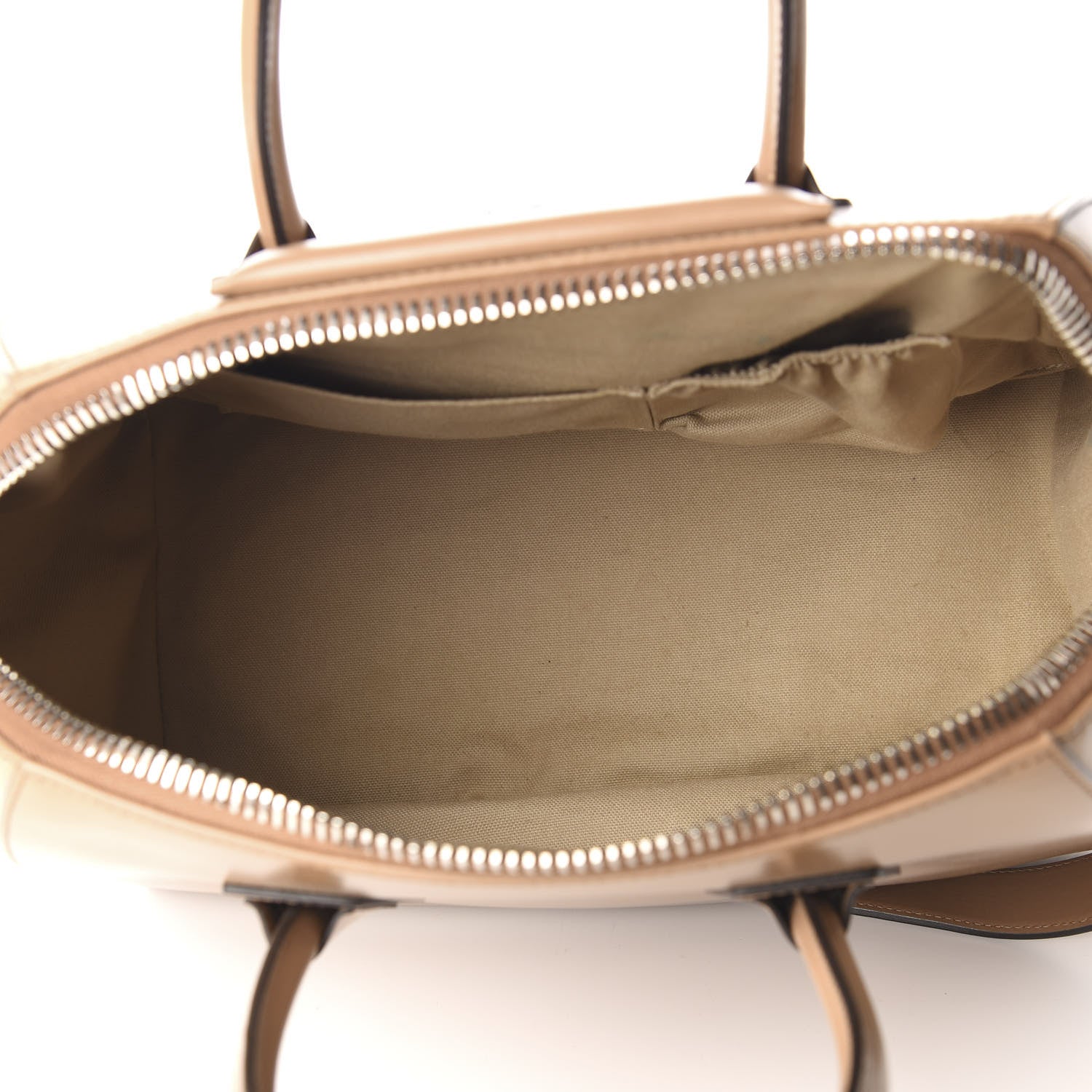 Givenchy Shiny Lord Calfskin Medium Antigona Dark Beige 4 of 9