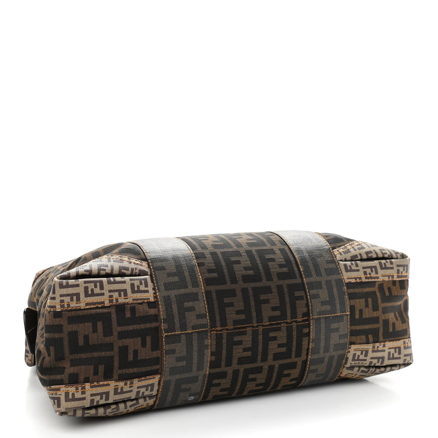 Zucca Zucchino Spalmati Large B Mix Tote Tobacco