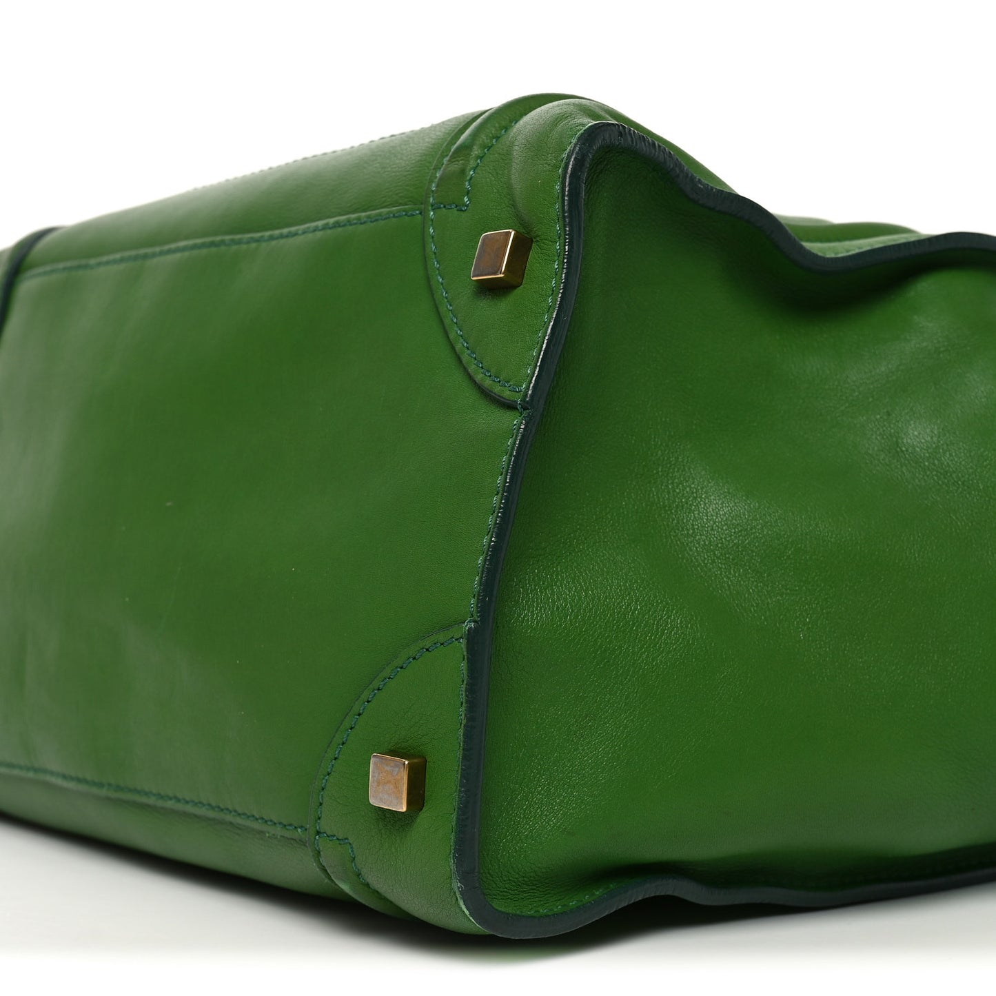Smooth Calfskin Mini Luggage Green