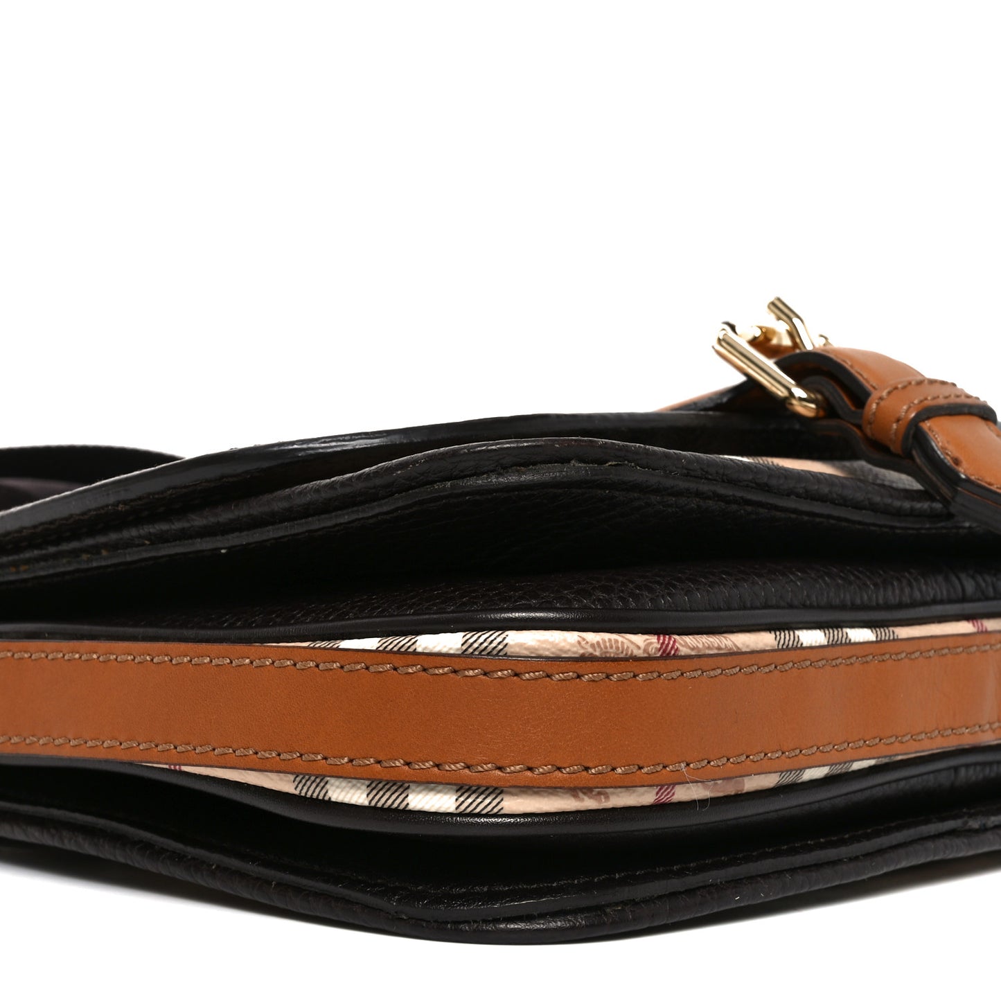 Haymarket Check Messenger Brown