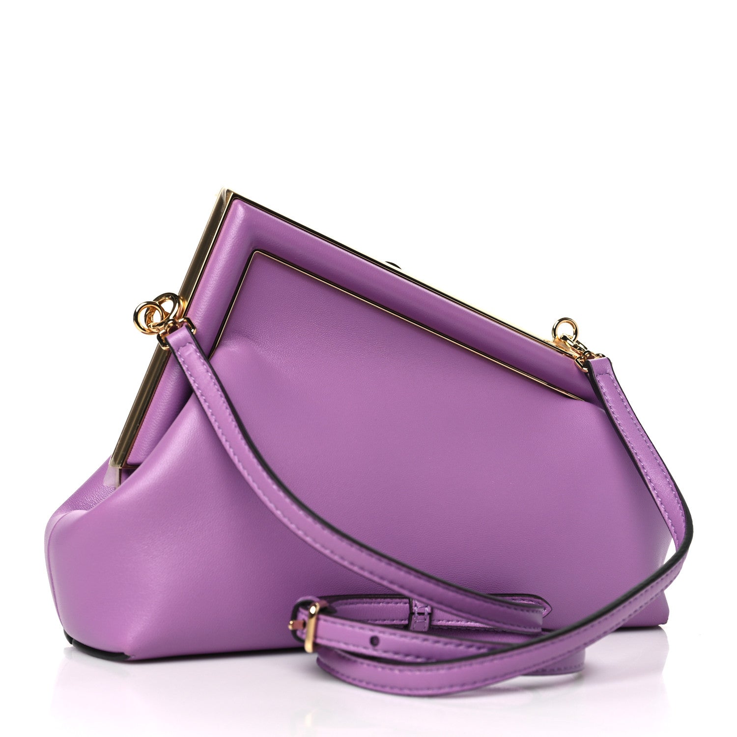 Fendi Shiny Nappa Small Fendi First Agapanto 3 of 10