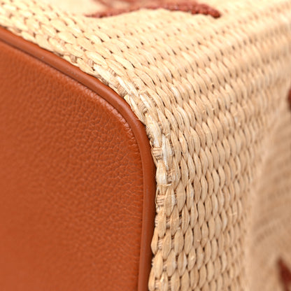 Louis Vuitton Raffia Calfskin Monogram Neonoe MM Tan 8 of 10