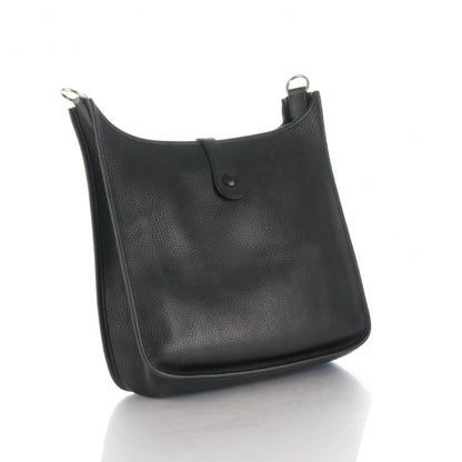 Hermes Taurillon Clemence Evelyne GM Black 3 of 7