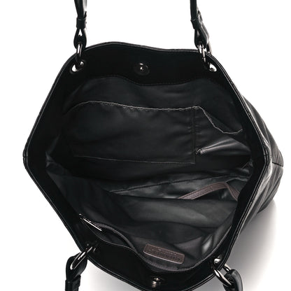 Chanel Lambskin Rock And Cabaret Chain Fringe Tote Black 5 of 12