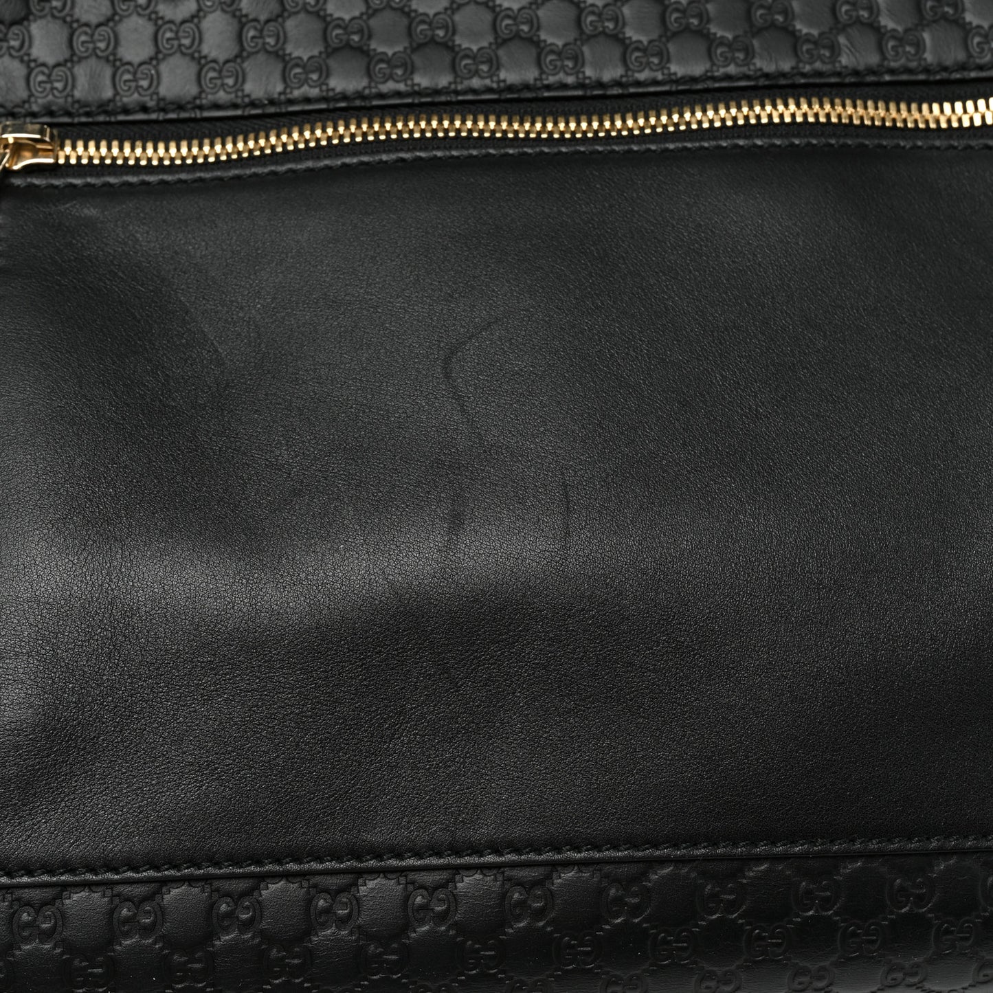 Soft Microguccissima Medium Tote Black