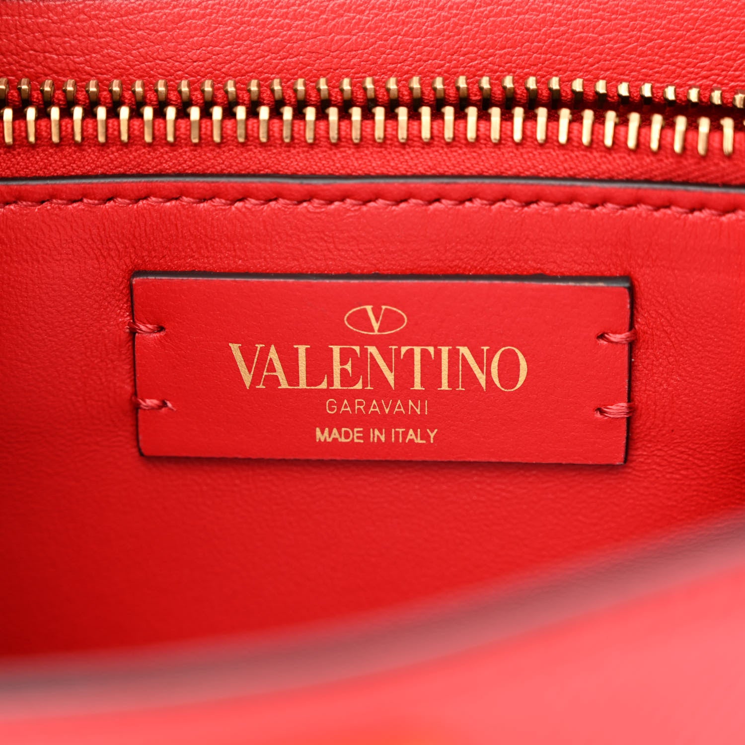 Valentino Garavani Grainy Calfskin Small VSling Top Handle Bag Rouge Pur Cerise 6 of 10
