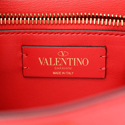 Valentino Garavani Grainy Calfskin Small VSling Top Handle Bag Rouge Pur Cerise 6 of 10