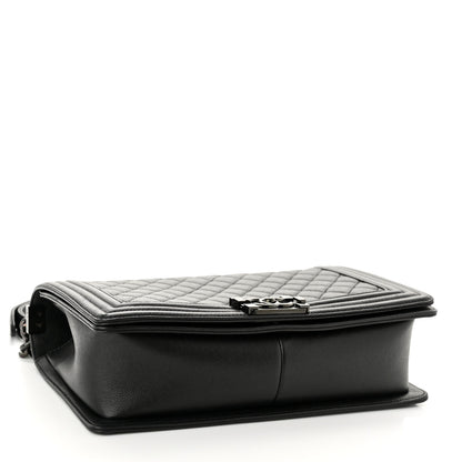 Chanel Caviar Quilted New Medium Boy Flap So Black 4 of 11