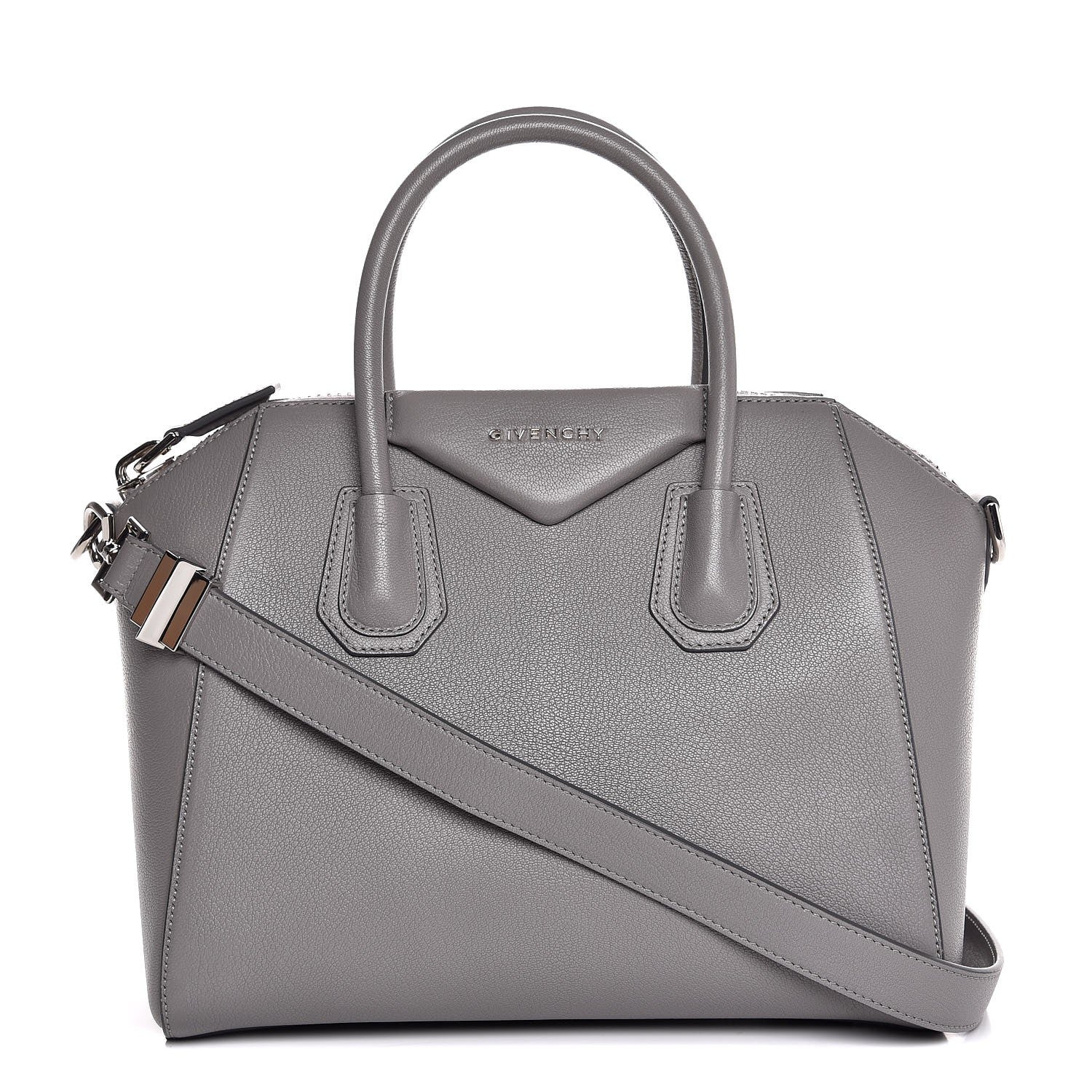 Givenchy Sugar Goatskin Small Antigona Pearl Grey 1 of 8