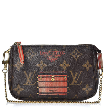 Louis Vuitton Monogram Trunks and Locks Mini Pochette Accessories 1 of 11