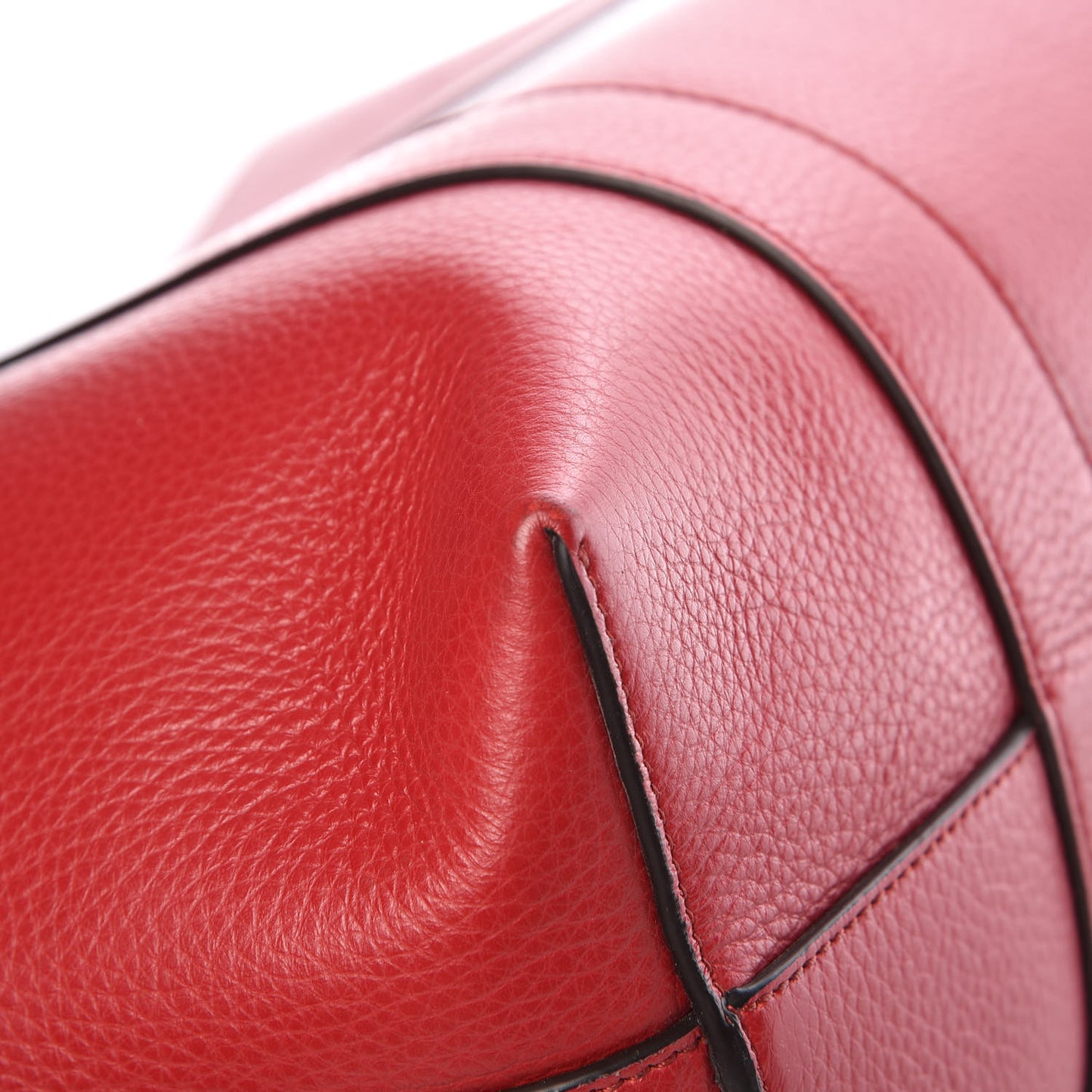 Small Classic Grain Bayswater Tote Scarlet
