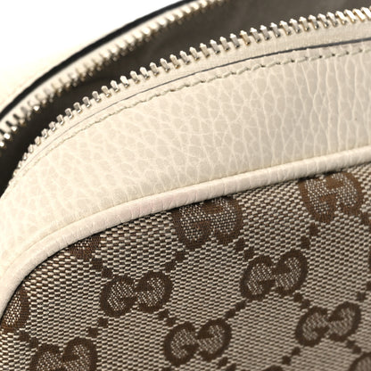 Gucci Monogram Dollar Calfskin Mini Bree Messenger Bag Beige Ebony Avoire 11 of 11