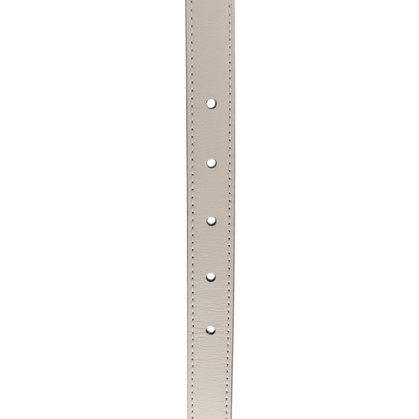 Calfskin Pearl Double G 20mm Belt 110 44 Ivory