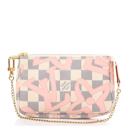 Louis Vuitton Damier Azur Tahitienne Mini Pochette Accessories 1 of 9