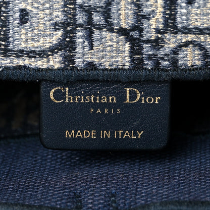 Christian Dior Oblique Slim Saddle Pouch Blue 6 of 11