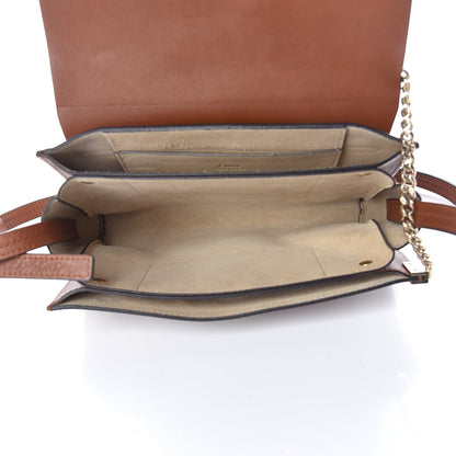 Chloe Suede Calfskin Small Faye Shoulder Bag Tobacco 5 of 15