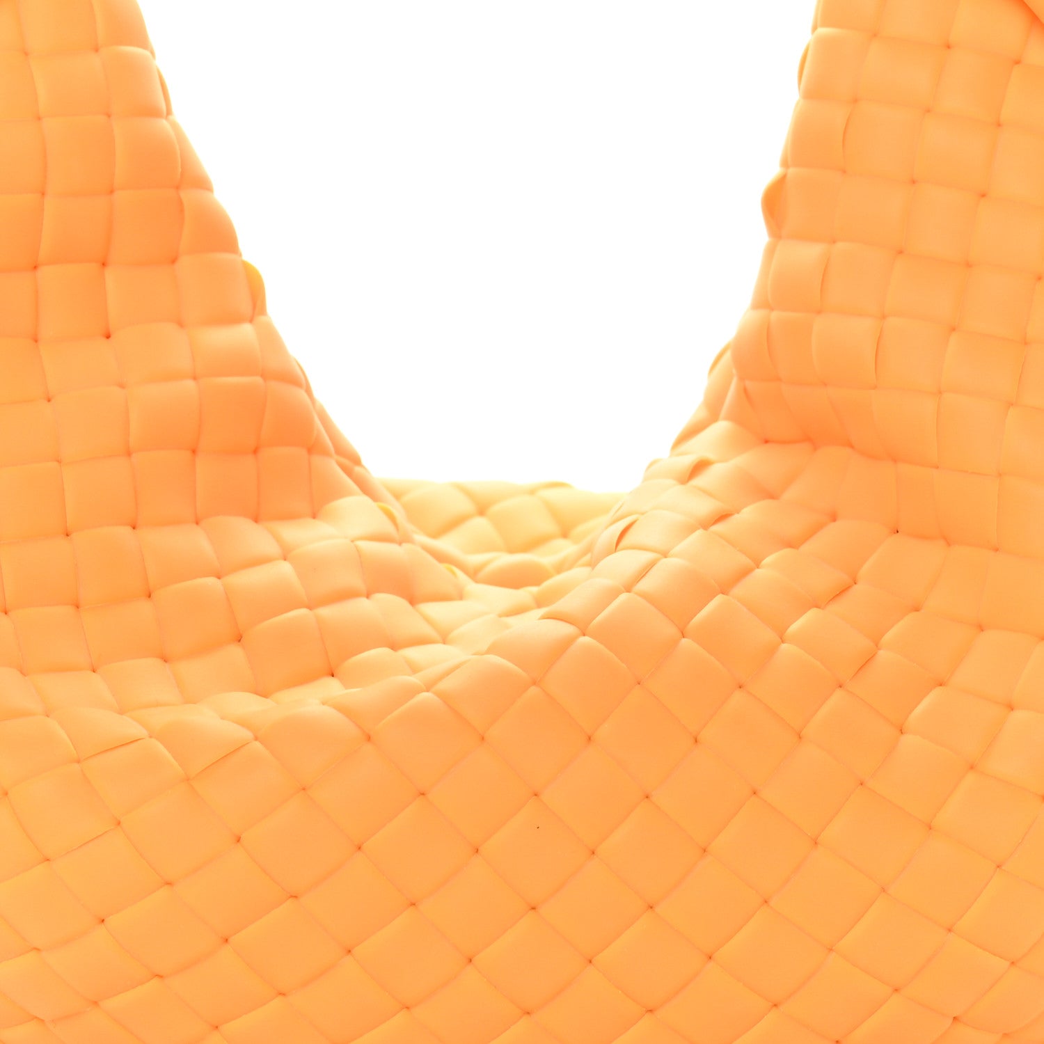Bottega Veneta Rubber Intreccio Padded Mini Jodie Tangerine 7 of 9