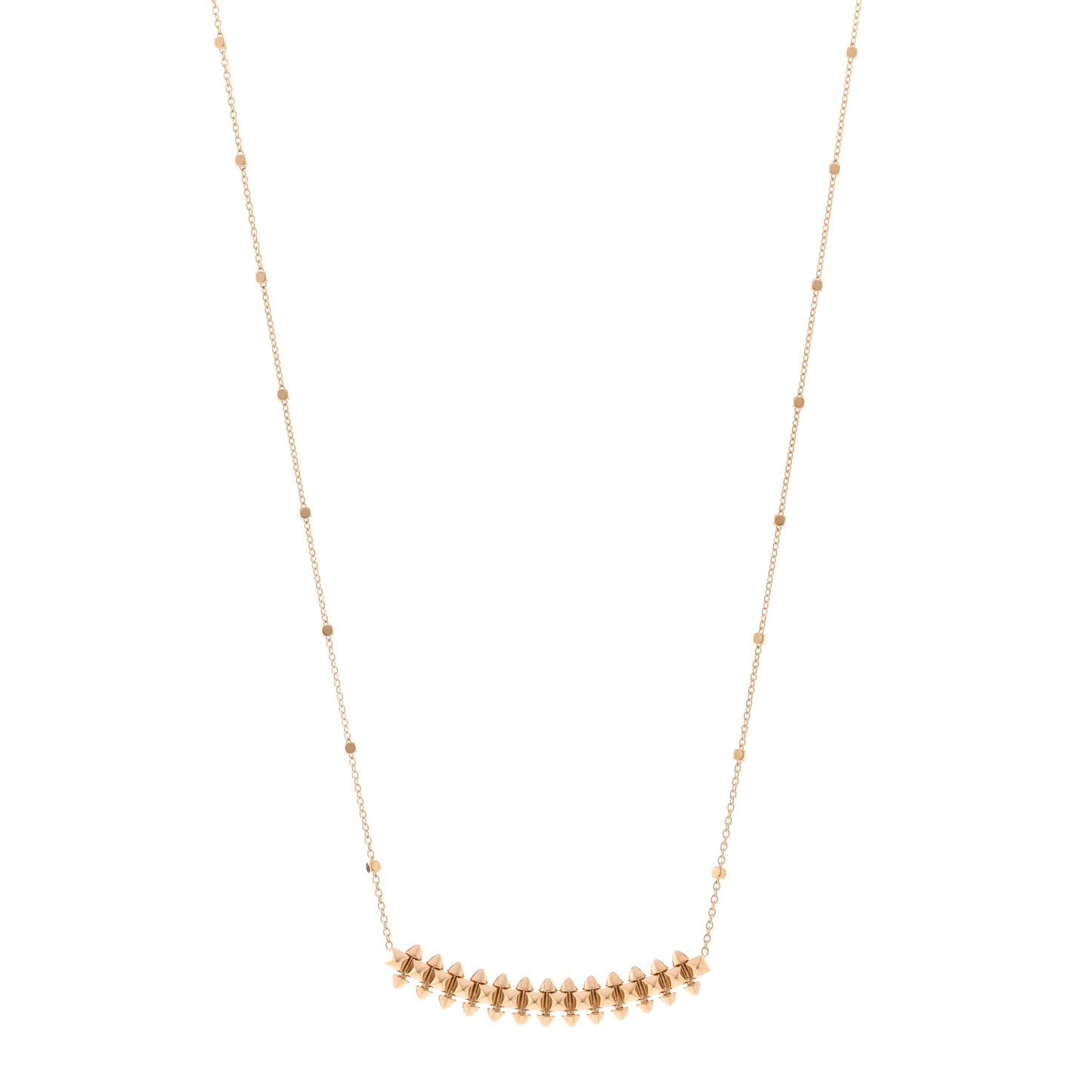 18K Pink Gold Small Clash de Cartier Necklace