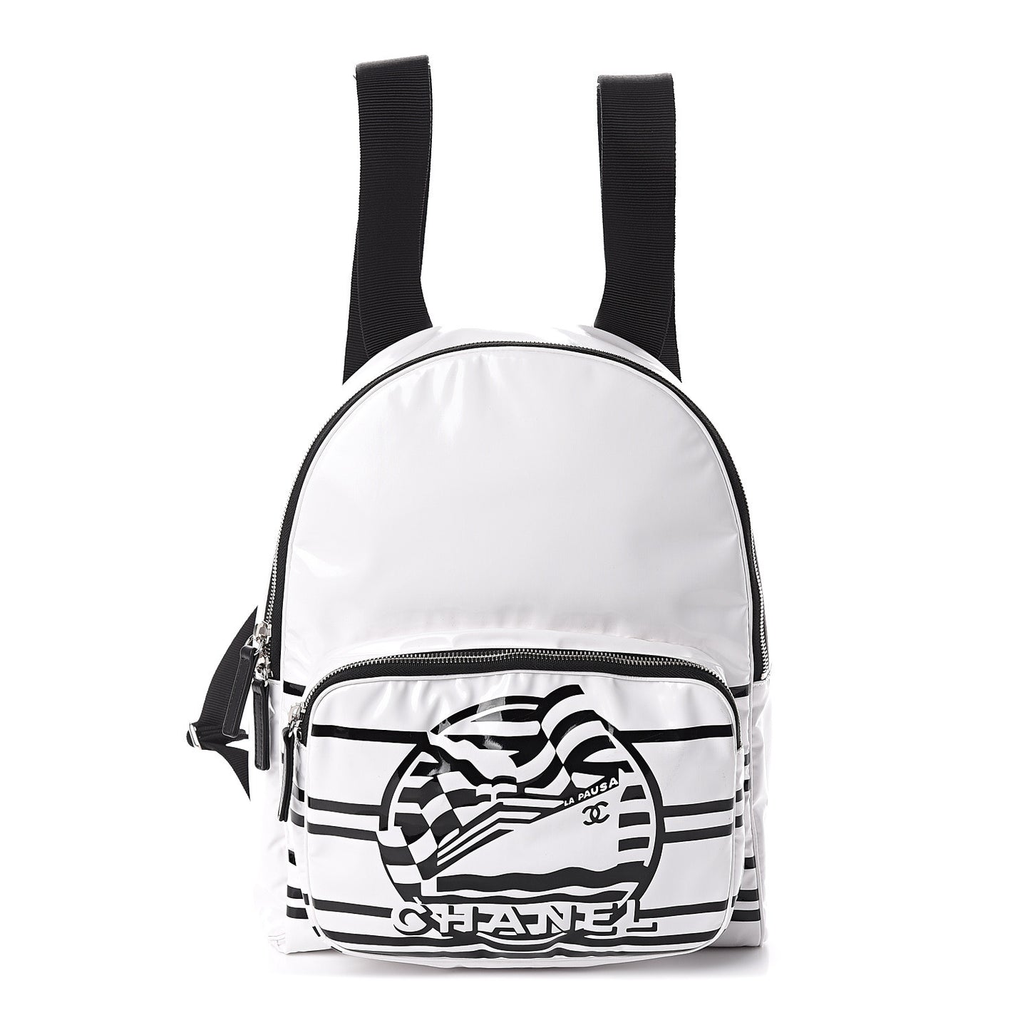 Vinyl La Pausa Bay Backpack White