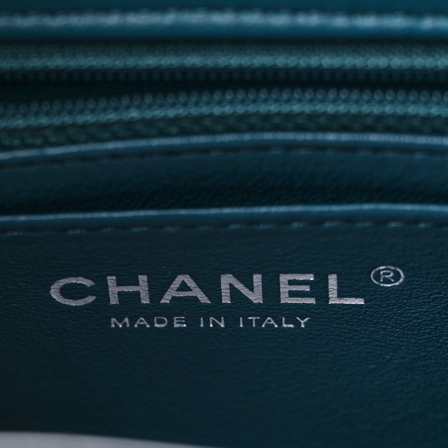 Chanel Lambskin Quilted Mini Rectangular Flap Dark Blue 6 of 9