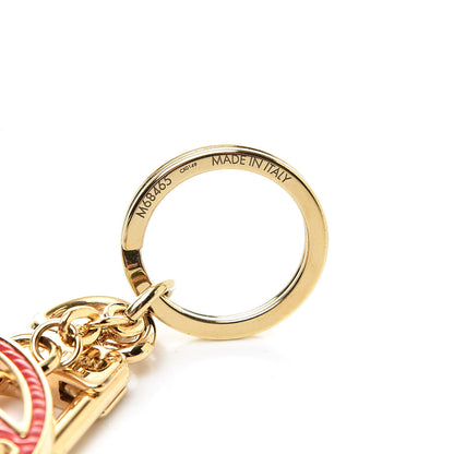 Louis Vuitton Epi LV Circle Bag Charm Key Holder Red Pink 4 of 4