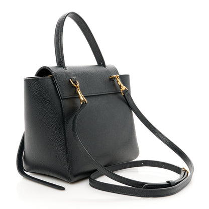 Celine Grained Calfskin Nano Belt Bag Black 3 of 10