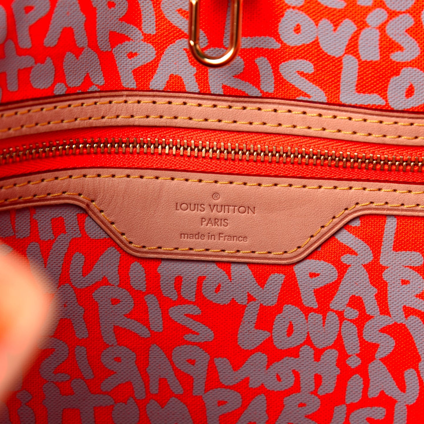 Monogram Graffiti Neverfull GM Orange