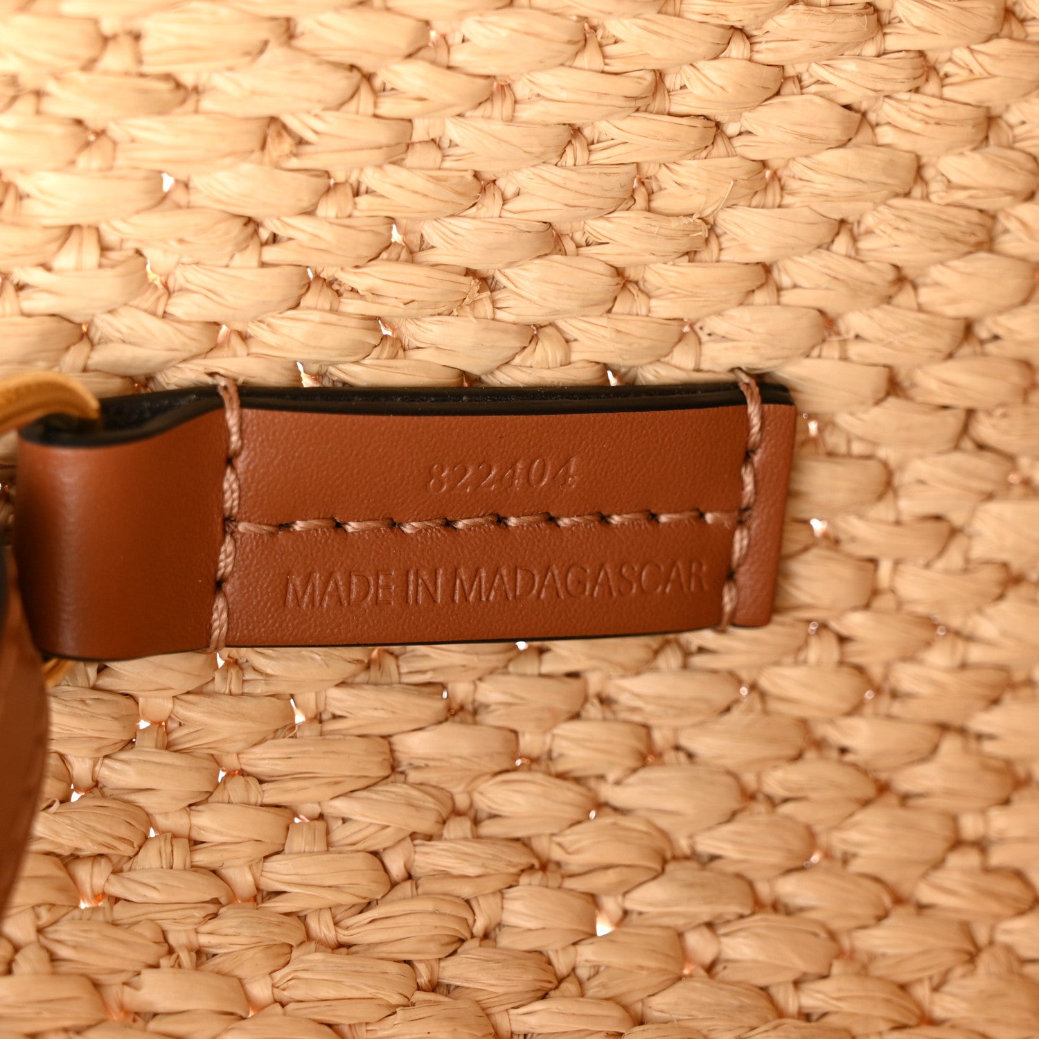 Loewe Raffia Paula's Ibiza Small Font Tote Natural Tan 6 of 13