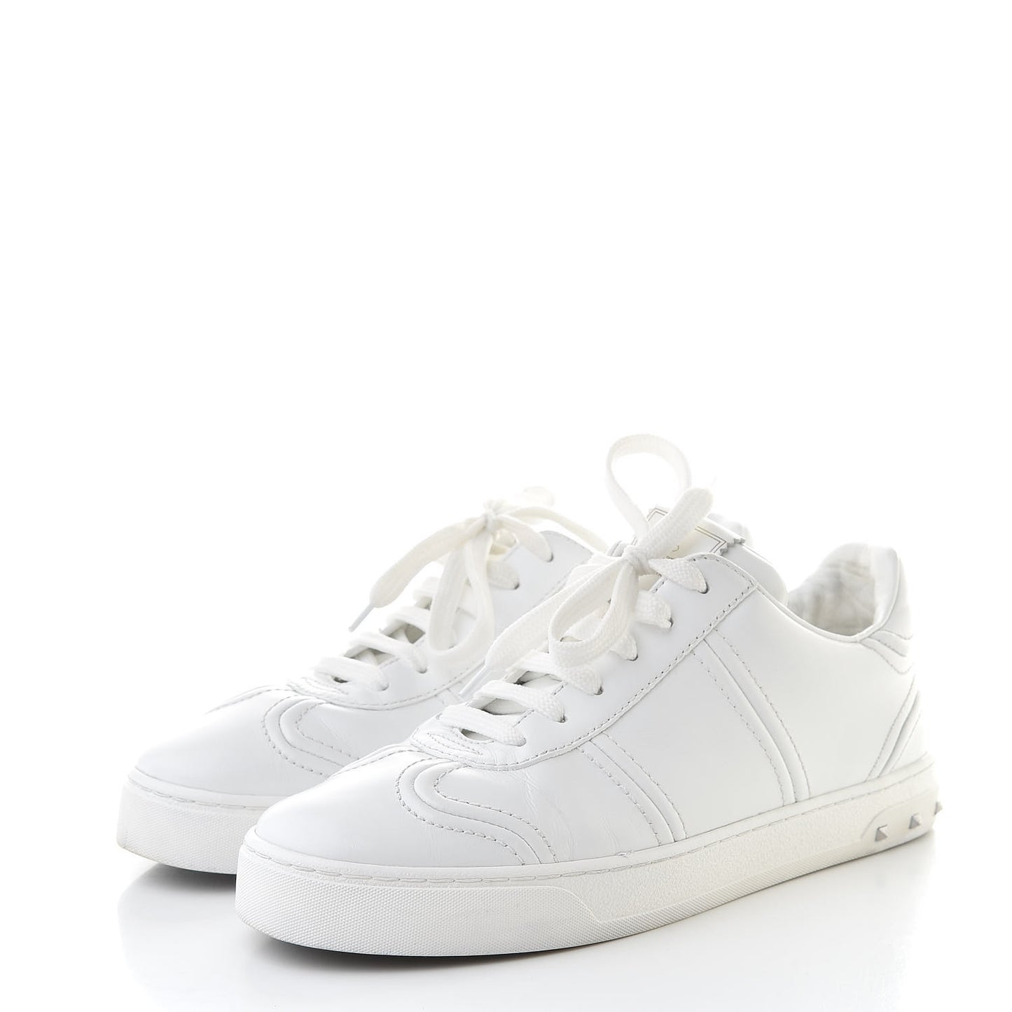 Calfskin Flycrew Sneakers 38 White