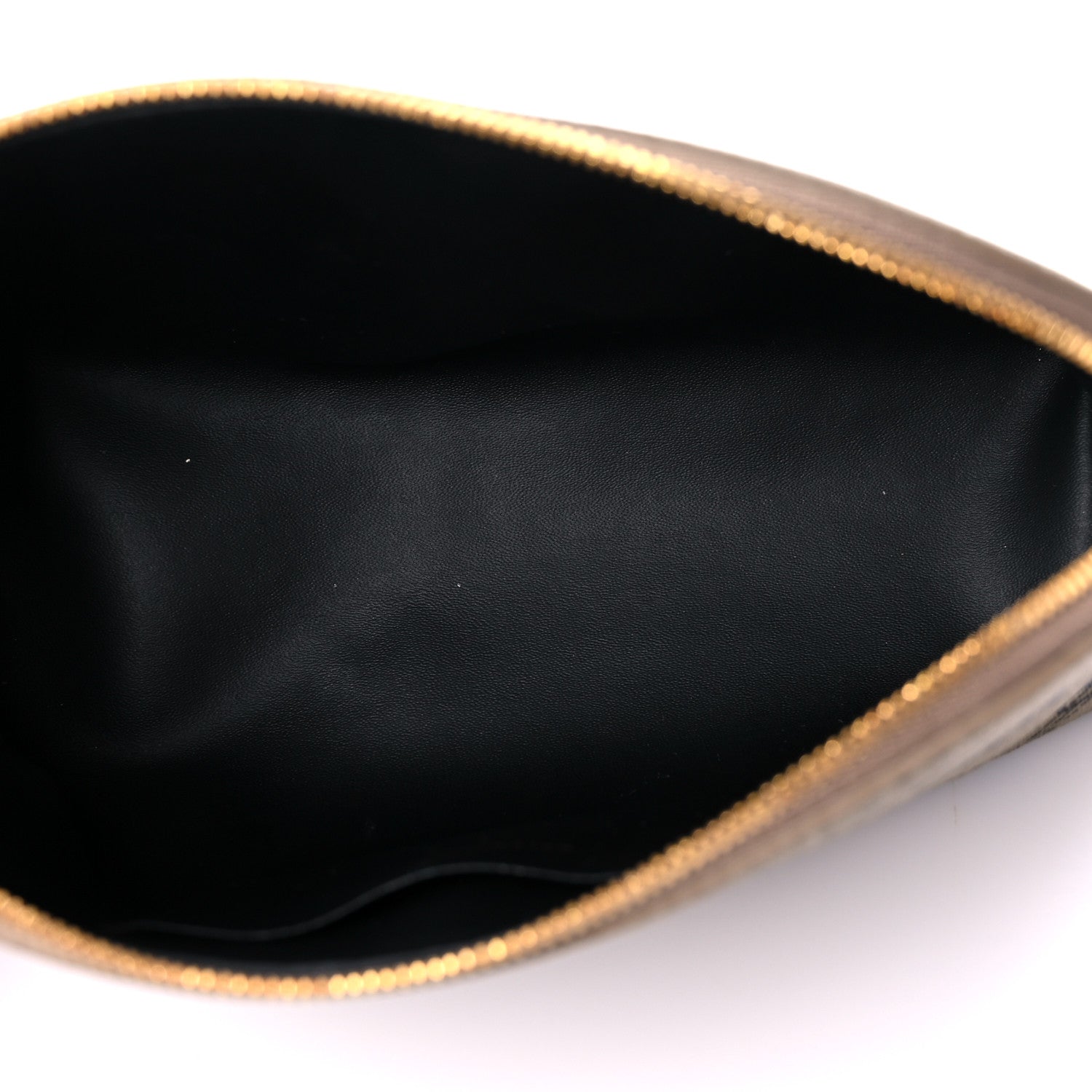 Balenciaga Coated Canvas BB Monogram Signature Toiletry Pouch Beige Brown 5 of 9