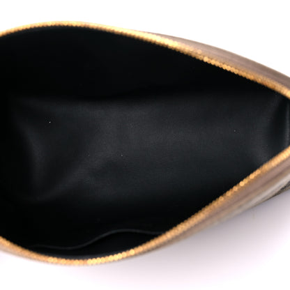 Balenciaga Coated Canvas BB Monogram Signature Toiletry Pouch Beige Brown 5 of 9