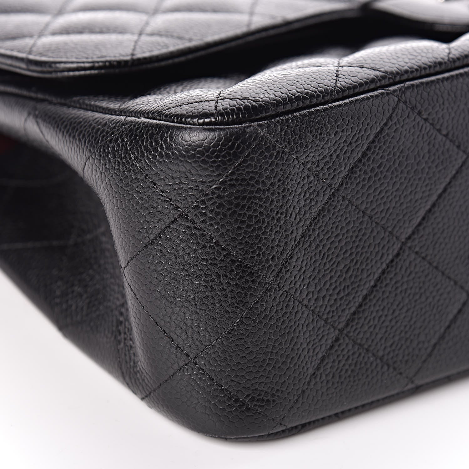 Chanel Caviar Quilted Jumbo Double Flap Black 5 of 12