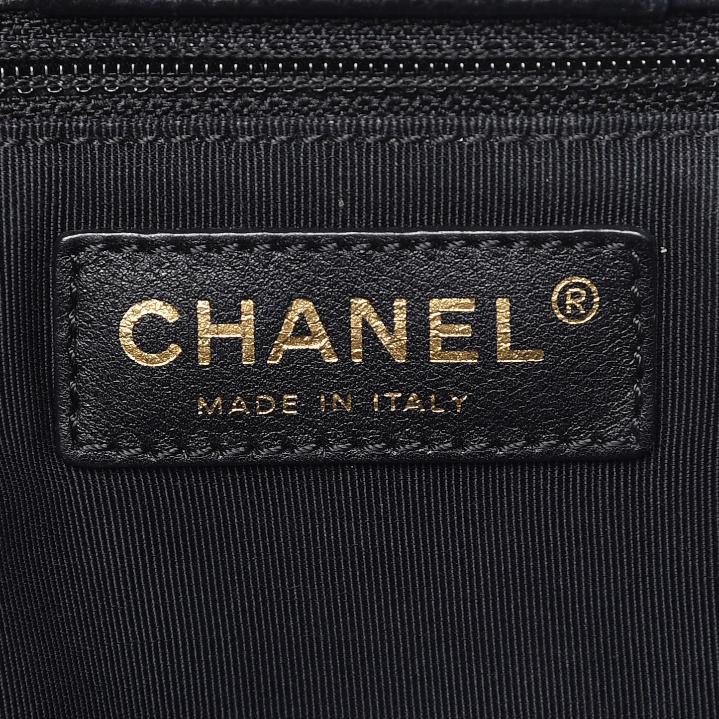 Calfskin Cerf Executive Shopper Tote Black