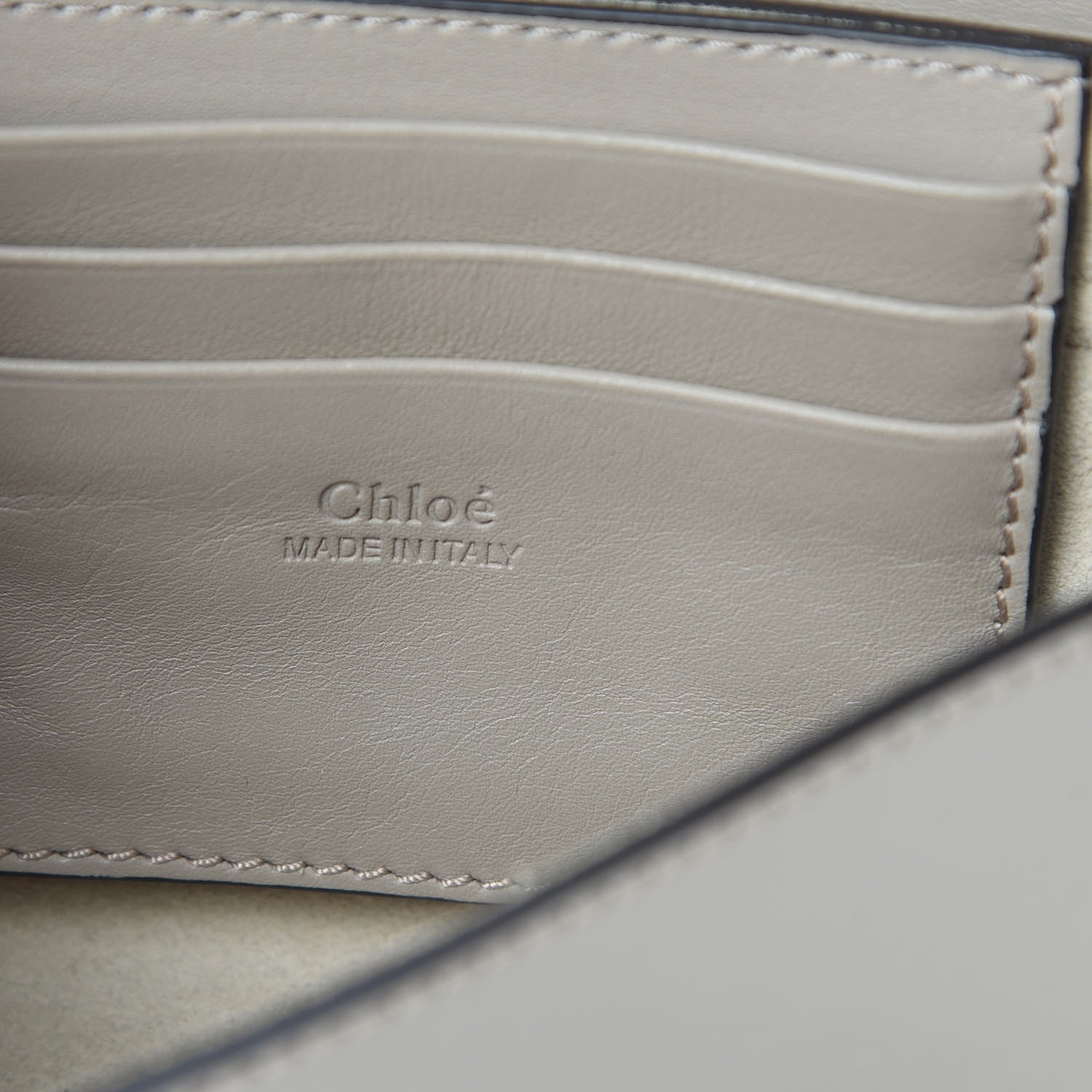 Chloe Suede Calfskin Mini Faye Shoulder Bag Motty Grey 6 of 11