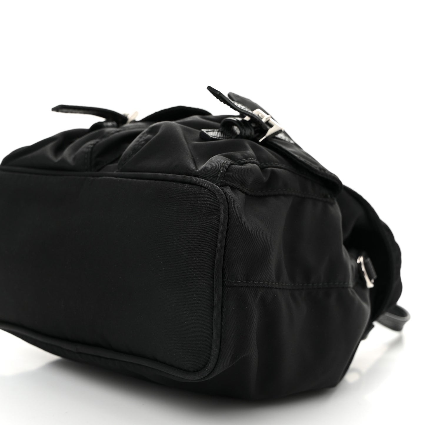 Nylon Vela Mini Crossbody Backpack Black