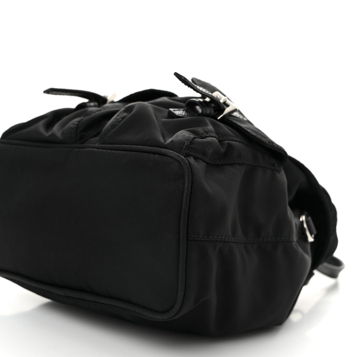 Prada Nylon Vela Mini Crossbody Backpack Black 11 of 11