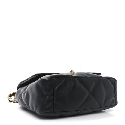 Chanel Lambskin Quilted Medium Chanel 19 Flap Black 3 of 9