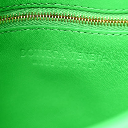 Bottega Veneta Patent Maxi Intrecciato Cassette Crossbody Bag Grass 6 of 11