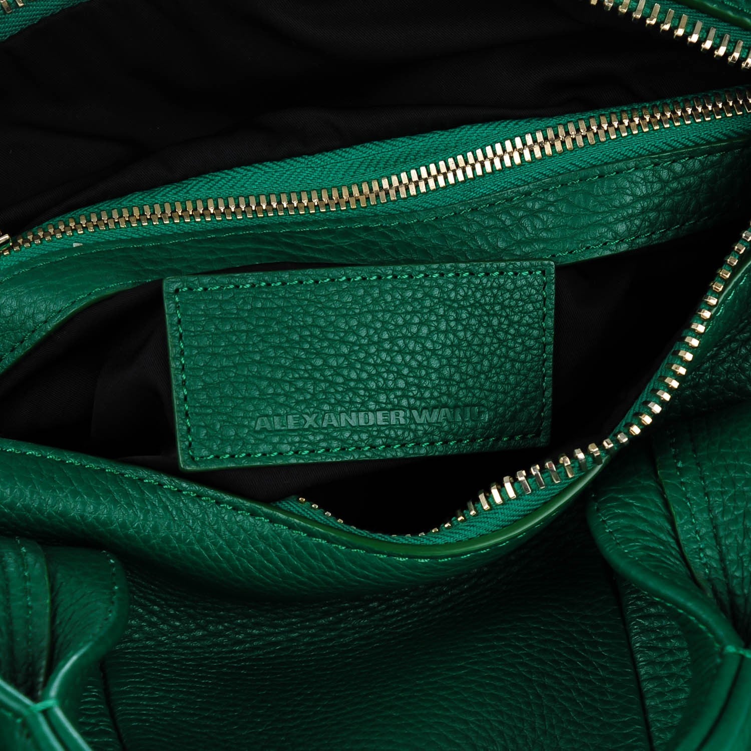 Alexander Wang Pebbled Lambskin Rocco Vine Gold Hardware 6 of 7